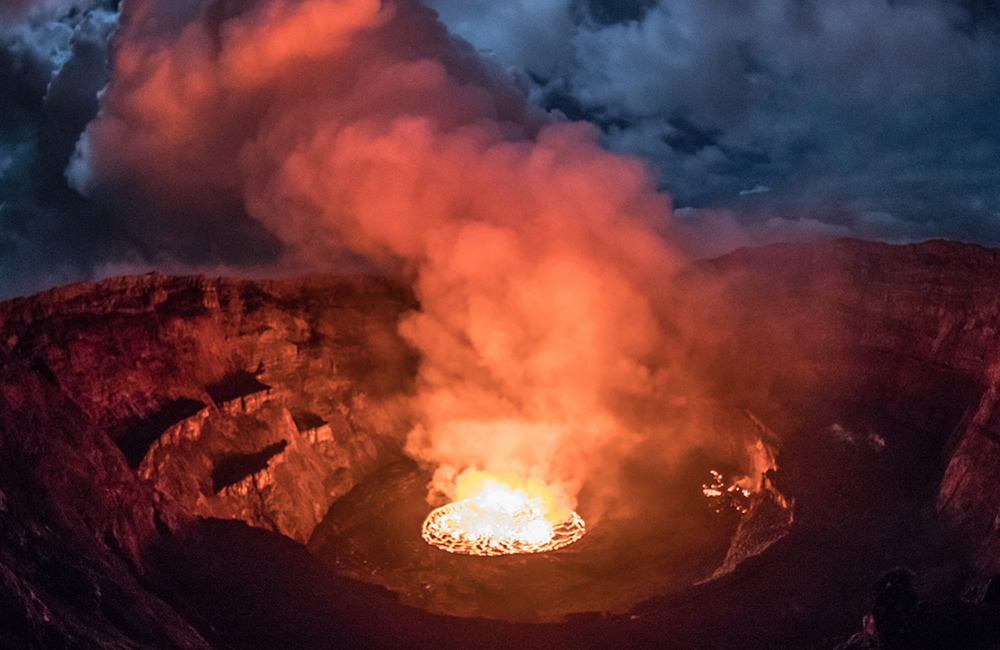 See the Virunga Gorillas and Mountain Nyiragongo